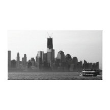 La mañana del World Trade Center conmuta Lienzo Envuelto Para Galerias
