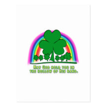 LA MANO DE DIOS - BENDICIÓN IRLANDESA TARJETAS POSTALES