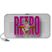 La marca RETRA Laptop Altavoz