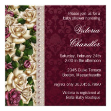 La marfil gotea la ducha color de rosa rosada de l invitación personalizada