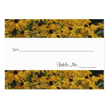 La margarita amarilla florece tarjetas del lugar d plantillas de tarjetas de visita