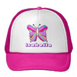 La mariposa de la niña gorra