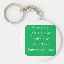 La matemáticas del jugador llavero personalizado