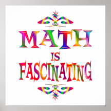 La matemáticas es fascinadora poster