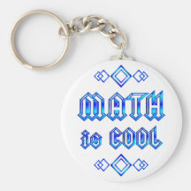 La matemáticas es fresca llaveros