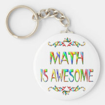 La matemáticas es impresionante llavero