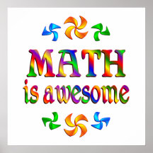 La matemáticas es impresionante impresiones