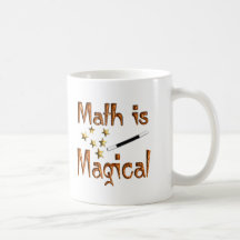 La matemáticas es mágica tazas