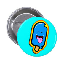 La materia dulce fresca - helado feliz del kawaii pins