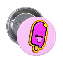 La materia dulce fresca - helado feliz del kawaii pins