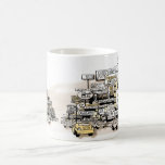 La mayor tira suburbana tazas