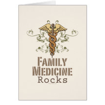 La medicina de familia oscila la tarjeta de felici