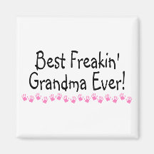 La mejor abuela de Freakin nunca Imán Para Frigorifico