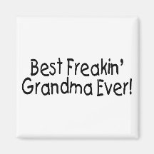 La mejor abuela de Freakin nunca Imán De Nevera