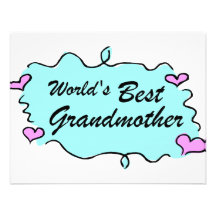 La mejor abuela de los mundos comunicado personalizado