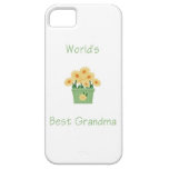 la mejor abuela del mundo (flores amarillas) iPhone 5 Case-Mate carcasa
