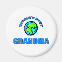 La mejor abuela del mundo iman de nevera