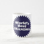 La mejor abuela del mundo taza
