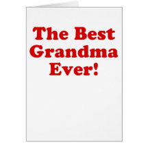 La mejor abuela nunca tarjetas