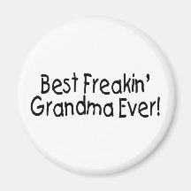 La mejor abuela siempre 2 de Freakin Imán De Frigorifico