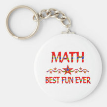 La mejor diversión de la matemáticas llaveros personalizados