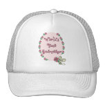 La mejor madrina de los mundos gorros bordados