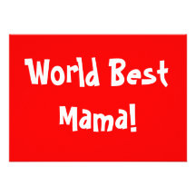 La mejor mamá del mundo anuncio personalizado