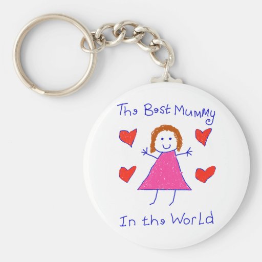 La mejor momia en el mundo llaveros personalizados