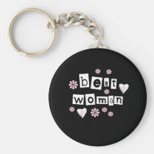 La mejor mujer llavero personalizado