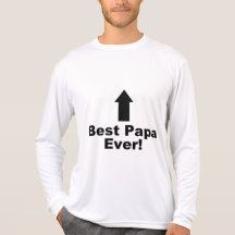 La mejor papá nunca camisetas
