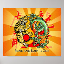 La mente y el cuerpo es uno posters