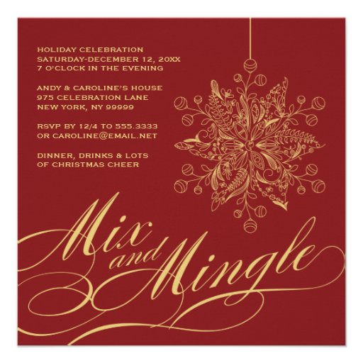 La mezcla elegante y mezcla la invitación de la ce