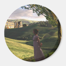 La mirada sobre Pemberley Jane Austen inspiró arte Imán De Frigorífico