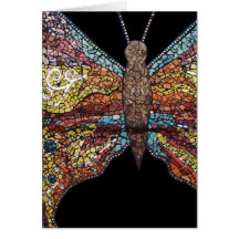 La misión embroma la tarjeta de la mariposa