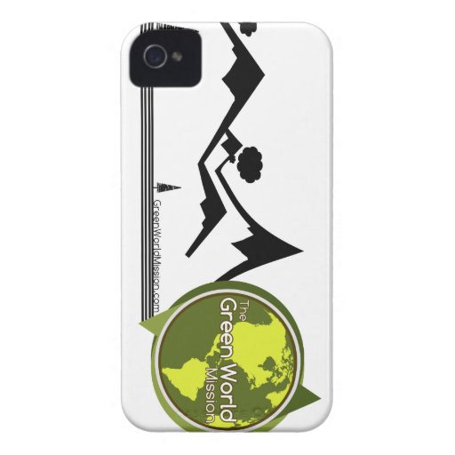 La misión verde del mundo iPhone 4 fundas