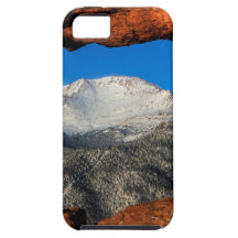La montaña de América enmarcada por la piedra aren iPhone 5 Coberturas