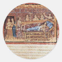 La muerte de Dido por DES Vergilius Vatican de Mei Etiquetas