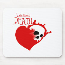 La muerte de la tarjeta del día de San Valentín Tapete De Raton