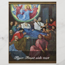 La muerte de la Virgen cerca va Hugo Van Der (el m Flyer Personalizado