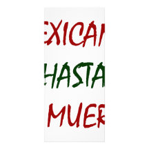 La Muerte de Mexicano Hasta Tarjeta Publicitaria