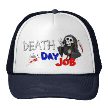 La muerte encuentra un casquillo clásico del dibuj gorras