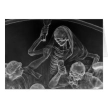 La muerte viene A llamada Tarjetón