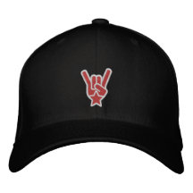 La muestra de la roca gorras de beisbol bordadas