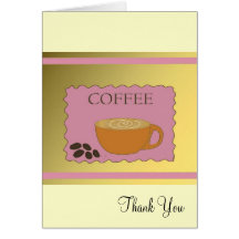 La muestra rosada del café le agradece felicitaciones