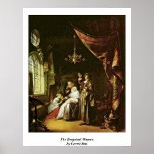 La mujer hidrópica. Por Gerrit Dou Posters