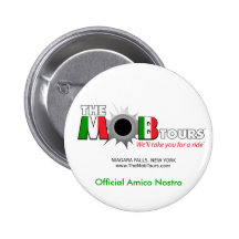 La multitud oficial viaja al botón de Amico Nostro Pins