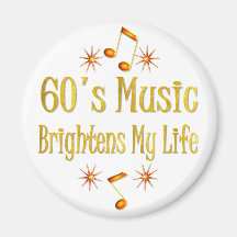 la música 60s aclara mi vida iman de frigorífico