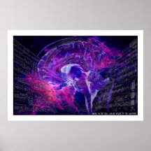 la música del alma es oída por el universo poster