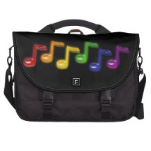 La música del arco iris observa bolsos del ordenad