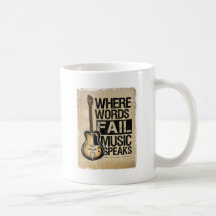 la música habla tazas